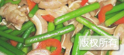 青菜炒家猪
