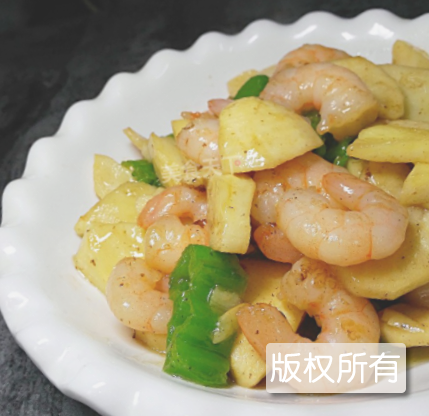 冬笋虾卷