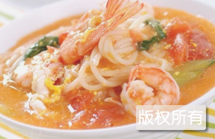 虾肉面