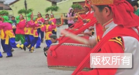黄坎“花钹大鼓”