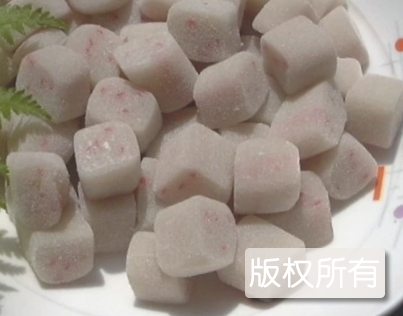 野荸荠桔红糕