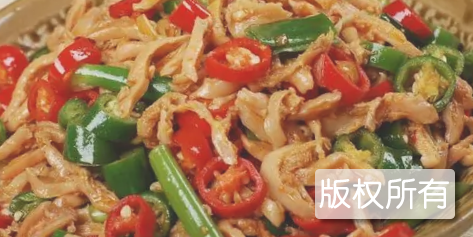 干炒香辣蚌肉