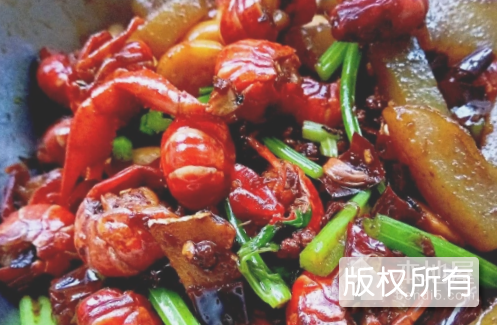 炒龙虾