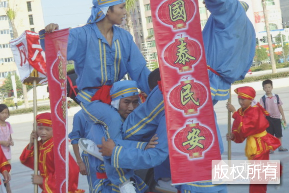 宁都刘坑竹马灯舞