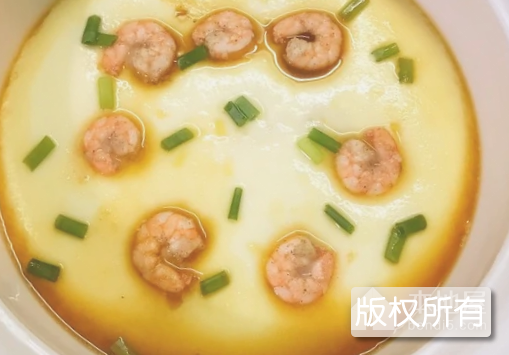 虾蒸全蛋