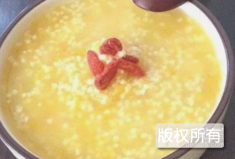 杏仁小米粥