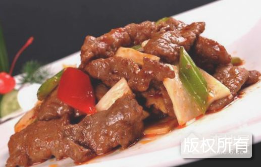 石爆牛仔肉