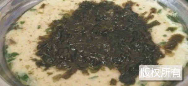 发菜蒸蛋