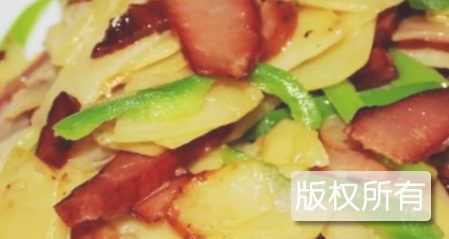 腊肉土豆片