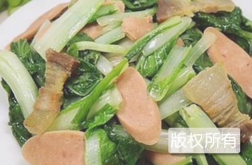 火腿白菜