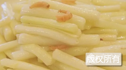 虾米扒蒲菜