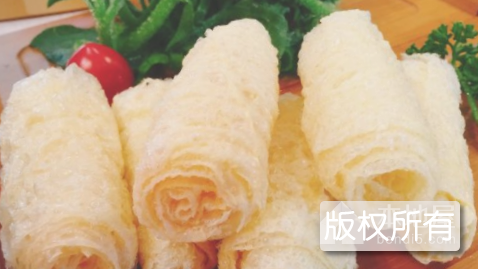 碧绿竹荪卷