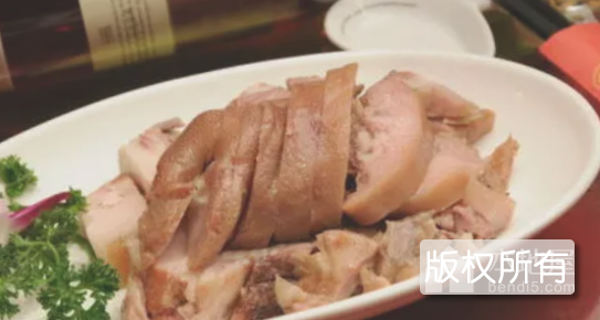 白猪头肉
