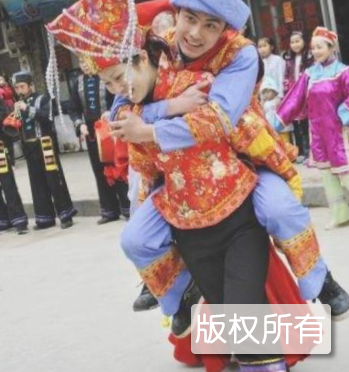 田林壮族的欧贵婚俗