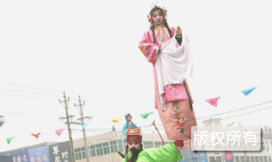 隆尧县泽畔抬阁