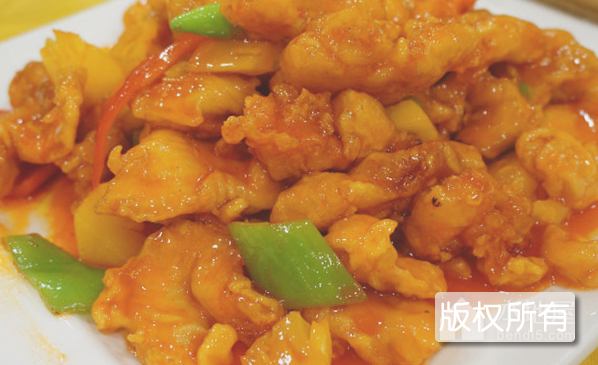 菠萝鸡片