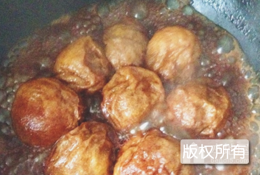 红烧油面筋