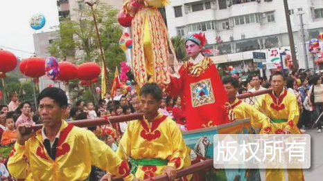 台山浮石飘色
