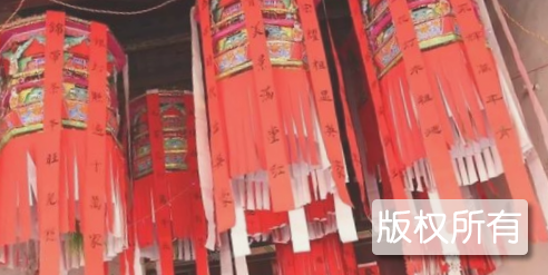 忠信吊灯习俗