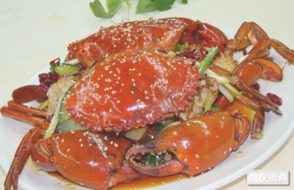 香辣炒蟹