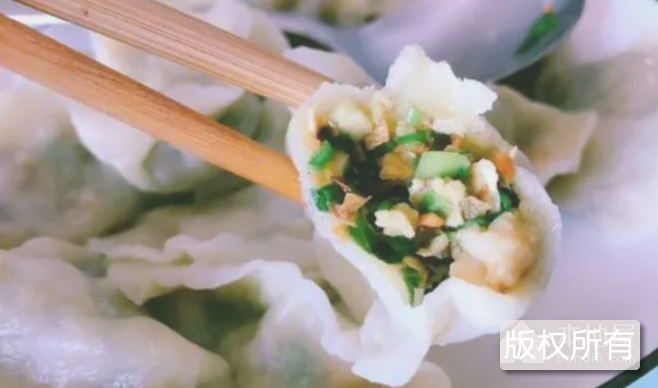 三鲜豆腐饺子