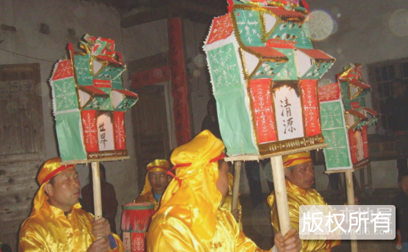 宁都大沽古教花灯