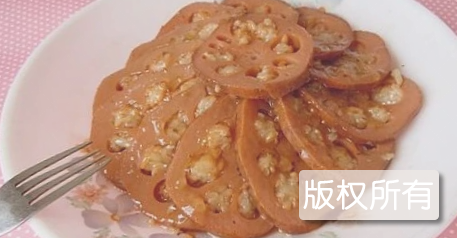 蜜汁江米藕